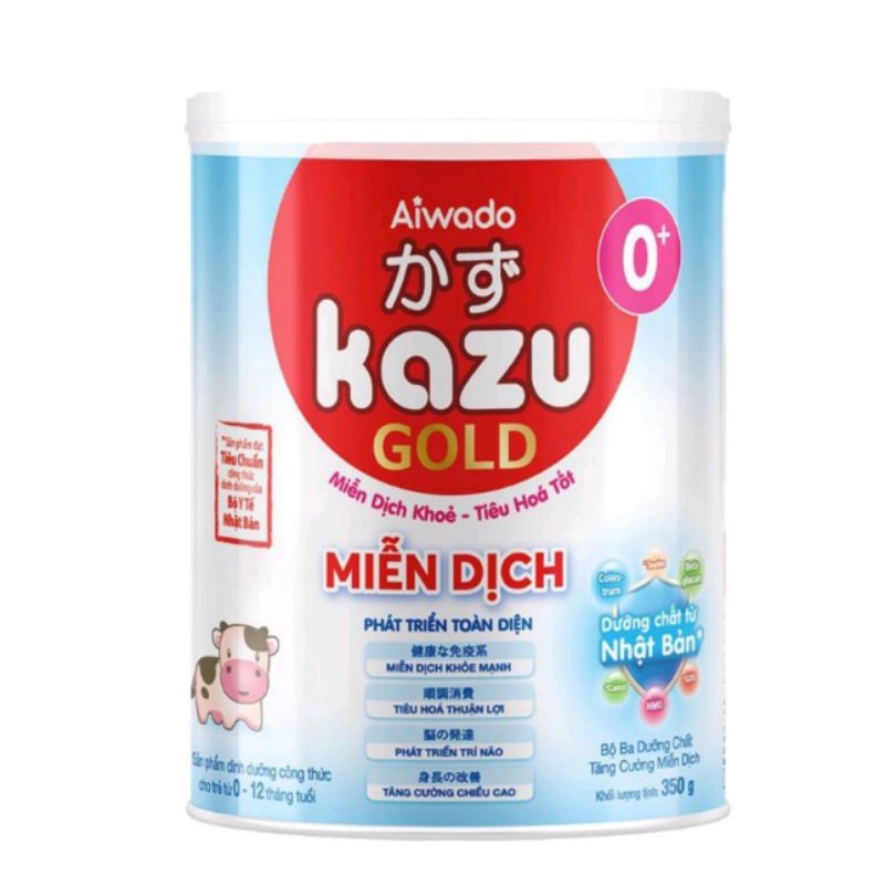 Sữa bột kazu gold miễn dịch 0+ 810 g