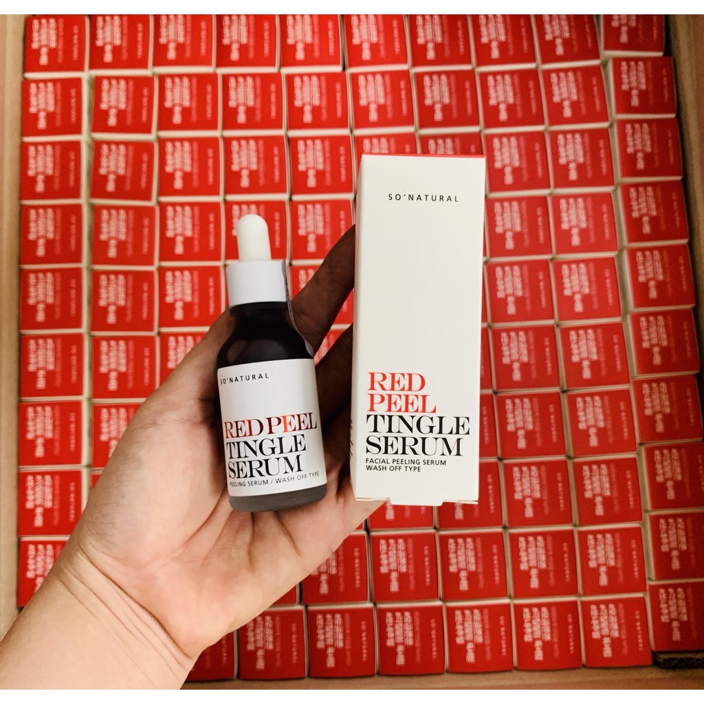 Red Peel Tingle Serum - Thay mới tái tạo làn da khỏe mạnh