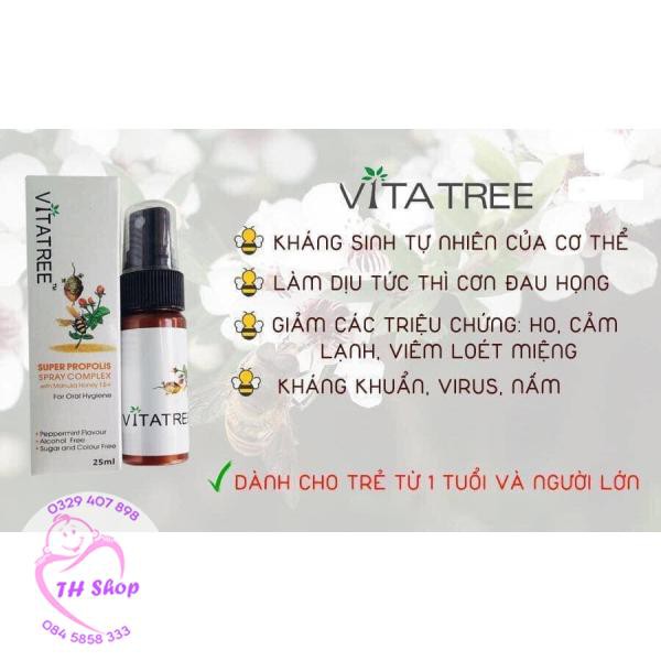 Xịt Keo Ong Vitatree 25ml