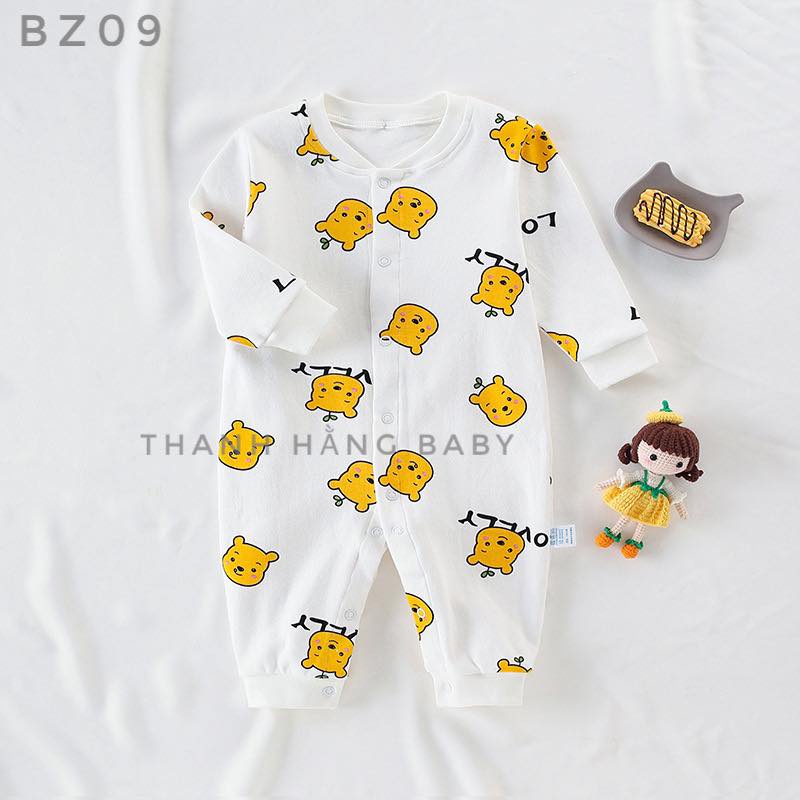 Body dài tay cho bé, body liền thân bé trai bé gái Thanh hằng baby từ 3 - 13 kg