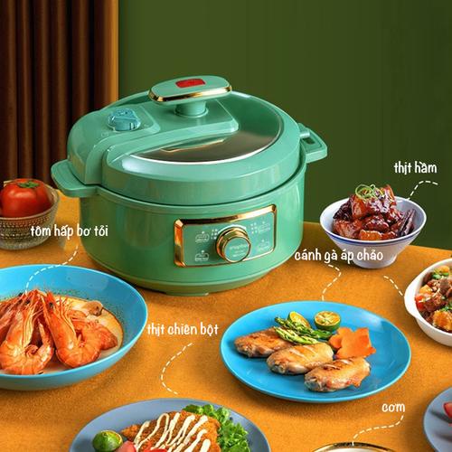 Nồi áp suất đa năng 3L Snapbee SK-203VN Chính hãng - Nồi hầm, chiên xào, nấu cháo, vệ sinh dễ dàng - BH 24 THÁNG