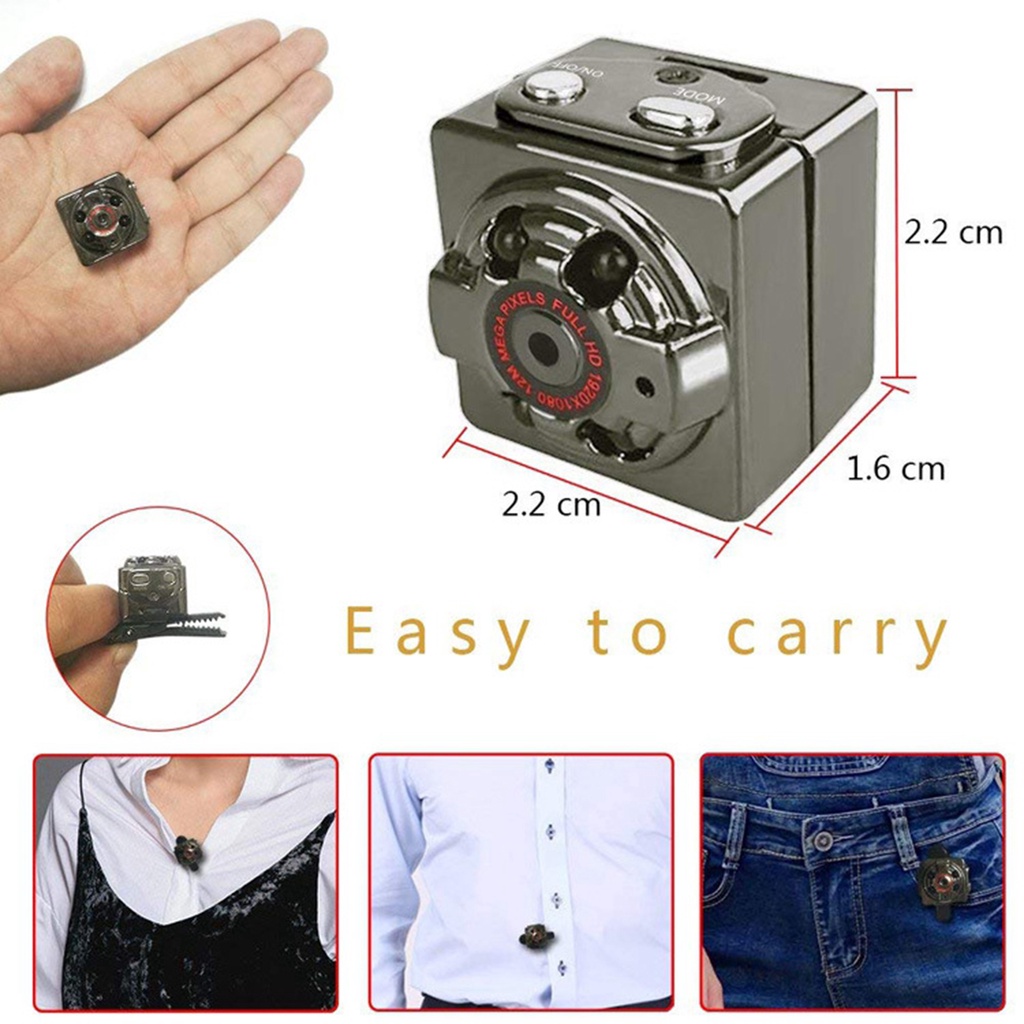Camera Ngụy Trang Siêu Nhỏ Sq8 | BigBuy360 - bigbuy360.vn