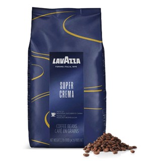 Cà phê hạt lavazza coffee italy super crema espresso bean 1kg
