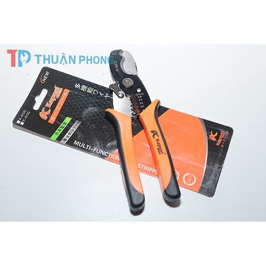 Kéo Đa Năng 3 trong 1 Cắt ,Tuốt Dây Điện k-9130 Kapusi Nhật Bản Cao Cấp Chính Hãng Bảo Hành 12 Tháng