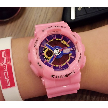 Đồng hồ nữ thể thao SAMDA SPORT WATCH chạy kim và số điện tử cực chất | BigBuy360 - bigbuy360.vn
