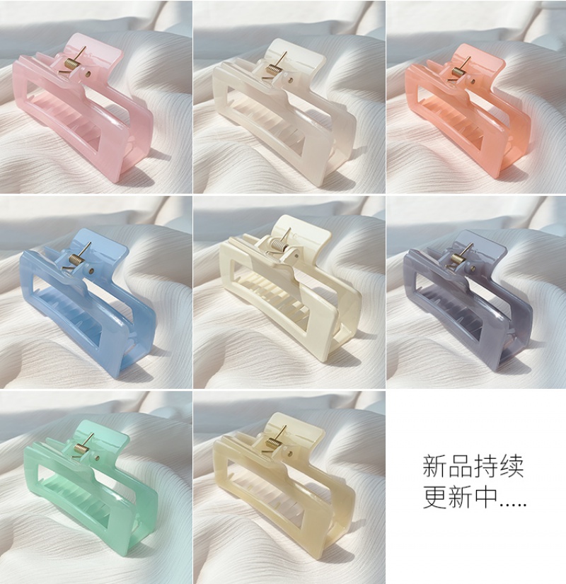 Kẹp tóc đuôi ngựa phong cách hình học thời trang Hàn Quốc cho nữ