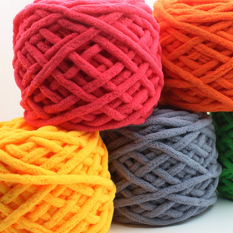 Cuộn Len Dày Dặn Mềm Mại Dùng Đan Khăn Quàng Cổ/ Nón