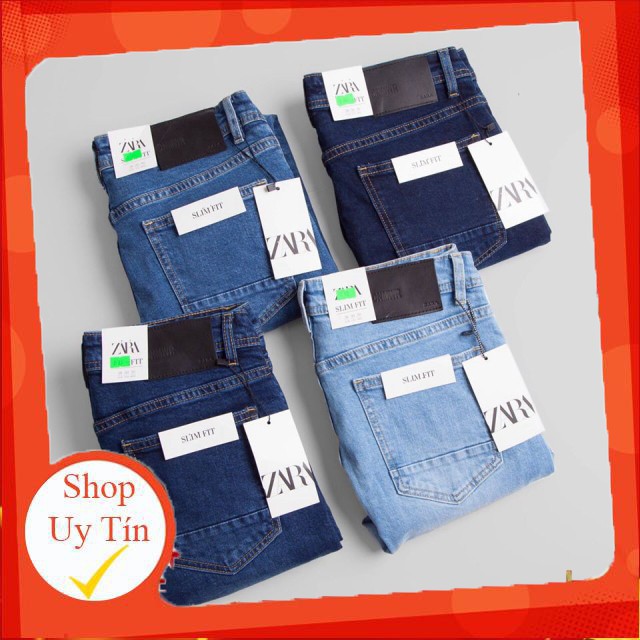 Quần Jean Nam rách Zara VNXK Jean co giãn
