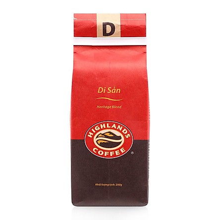 [Giá sốc] - Cà phê rang xay Di Sản Highlands Coffee gói 200g | BigBuy360 - bigbuy360.vn