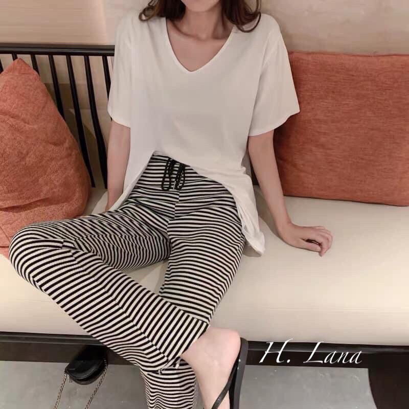 Quần ống loe cạp cao  , quần vải ống rộng siêu hách dáng tôn vòng 3, phong cách hàn quốc - Zadola Fashion