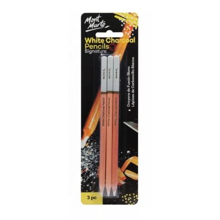 Bút Chì Trắng Mont Marte MPN0041 (White Charcoal Pencils)