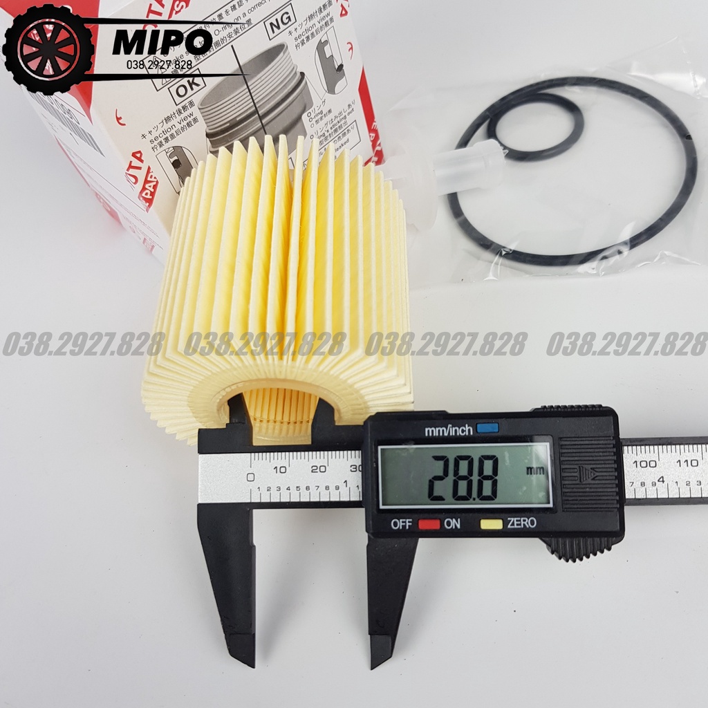 Lọc nhớt động cơ xe Camry, Venza, Rav4, Highlander, Avalon Lexus:GS,ES,IS,NX,RX