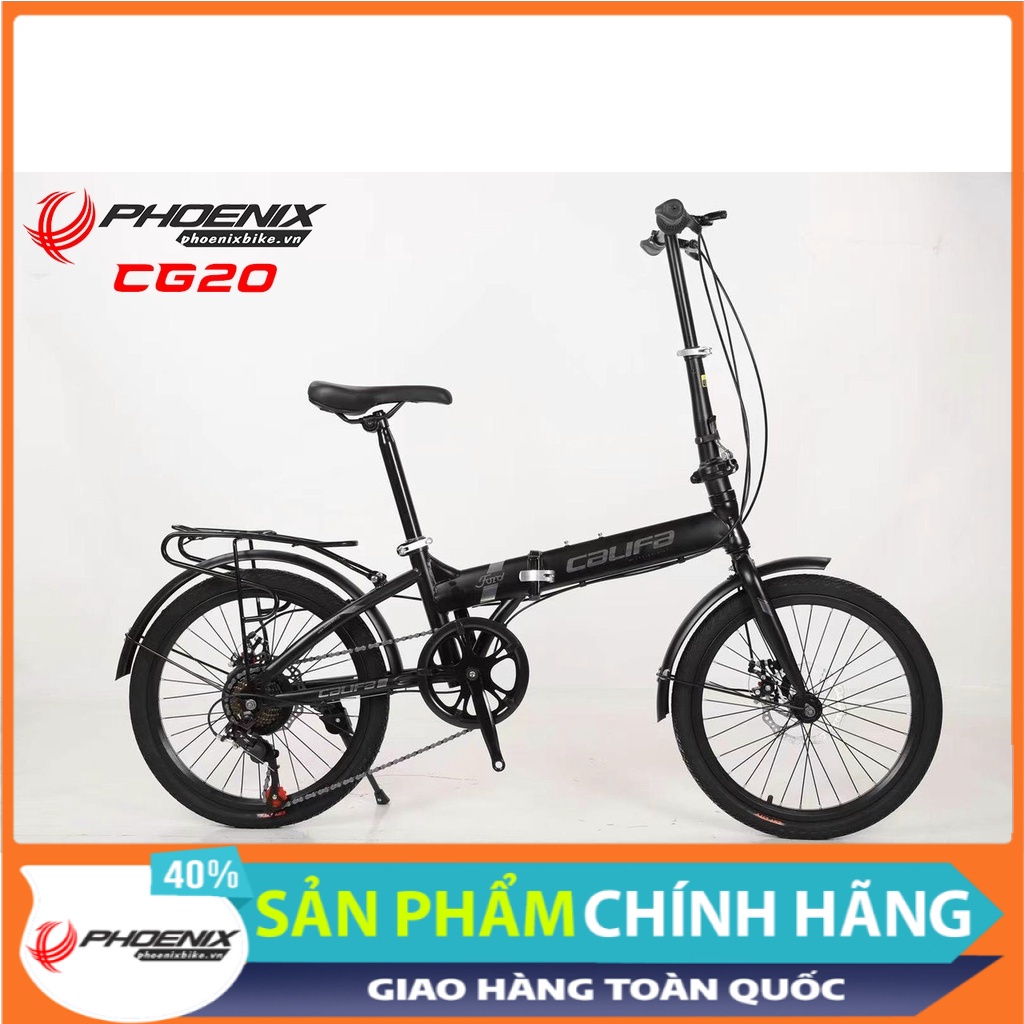 Xe đạp gấp 20 inch Califa CG20 6 tốc độ