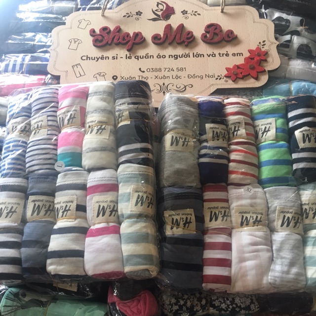 Combo 10 áo + 10 quần 190k cho bé