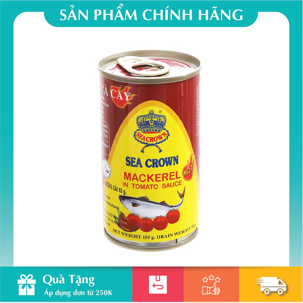 [HÀNG CHÍNH HÃNG] Cá Nục Sốt Cà Cay Seacrown 155g