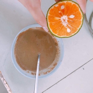 100G BỘT CAM THẢO ( trắng da, tẩy da chết)