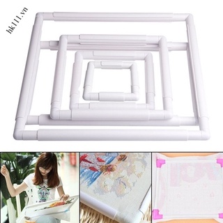 Khung Thêu Tay Cầm Nhựa Hình Vuông Diy