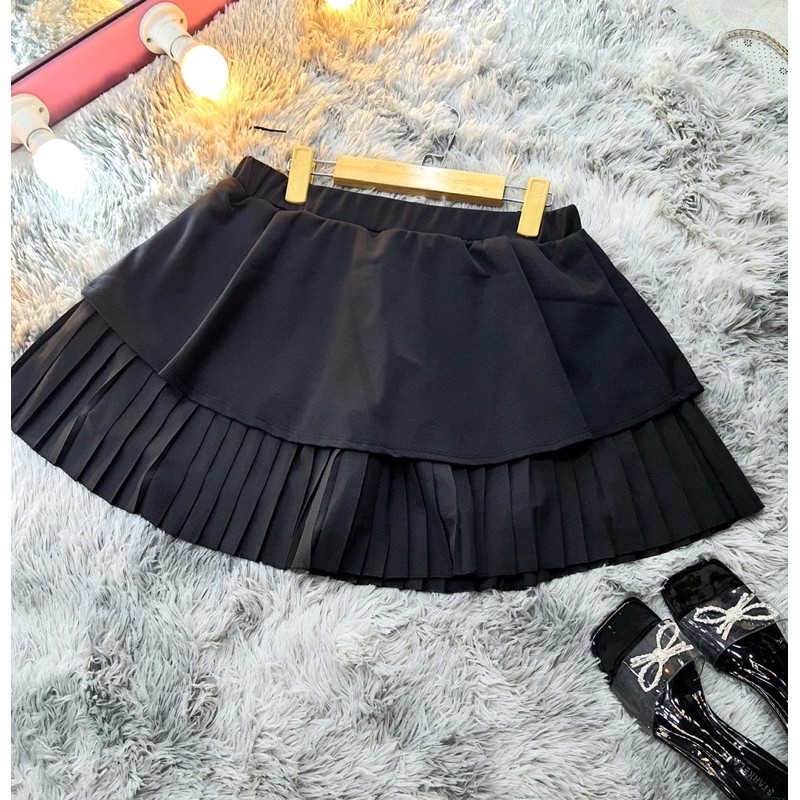 CHÂN VÁY TẦNG XẾP LY BIG SIZE