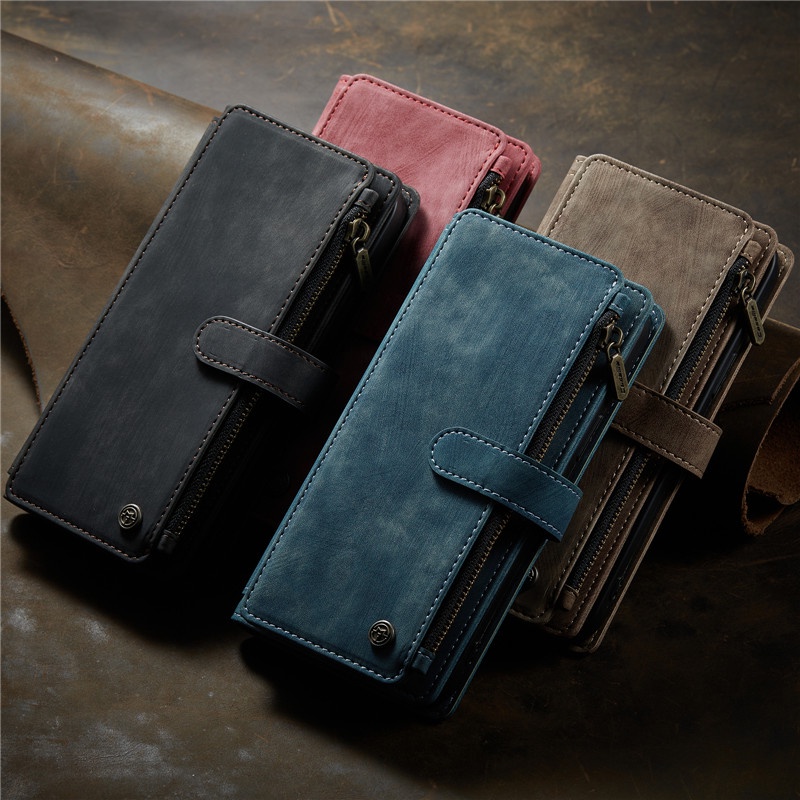 Ốp Lưng Điện Thoại Dạng Ví Da Lật Dành Cho Samsung S22 S21 S20 Ultra S22 Plus S21 FE Note 20 ultra