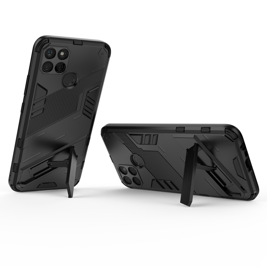 Ốp lưng Realme C21Y Iron Man Ver 2 chống sốc giá đỡ chân đế xem phim bảo vệ camera