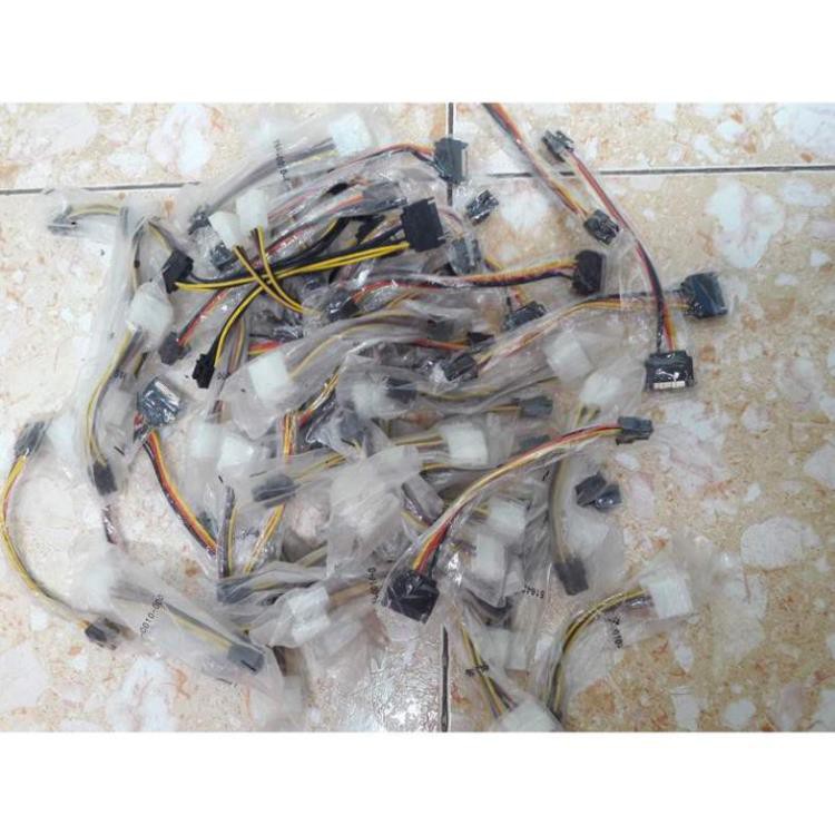Cáp chuyển đổi nguồn 2 ATA sang 6pin vga