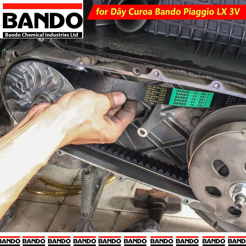 Dây curoa Piaggio LX 3V nhập khẩu ( Bando Thai Lan )