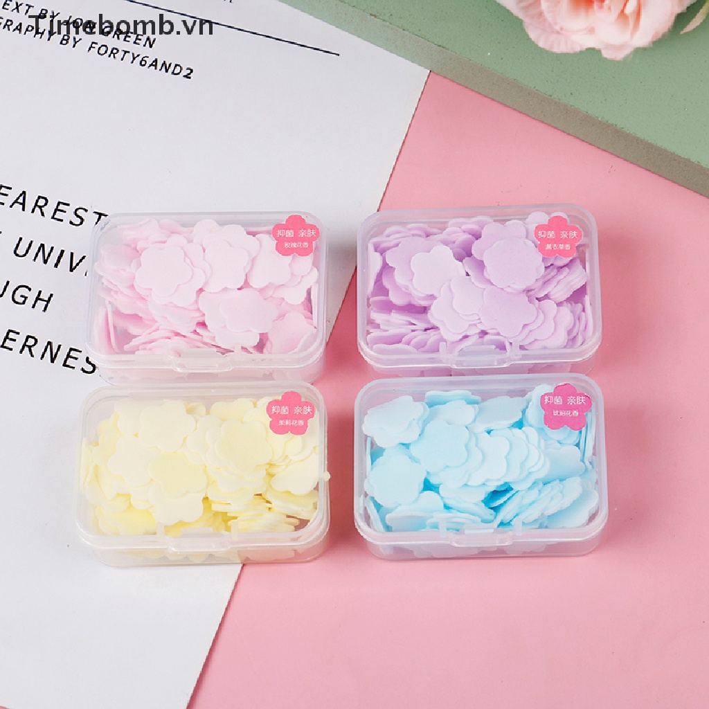 Set 100 Giấy Rửa Tay Tạo Bọt Tiện Lợi Khi Làm Sạch Tay