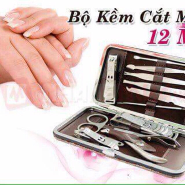 Bộ kìm cắt móng tay 12 món