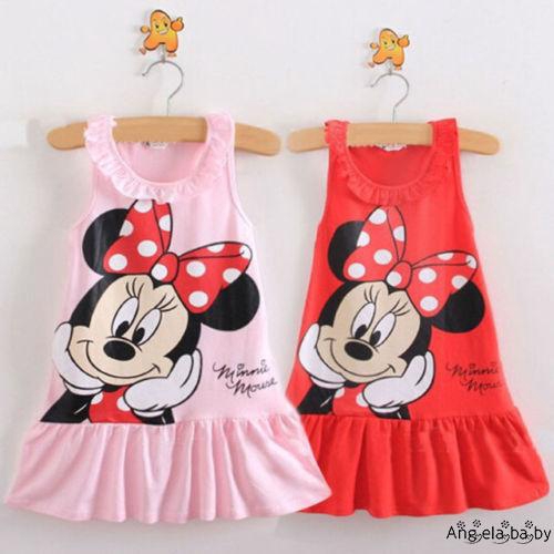 Đầm hình chuột Minnie cho bé gái