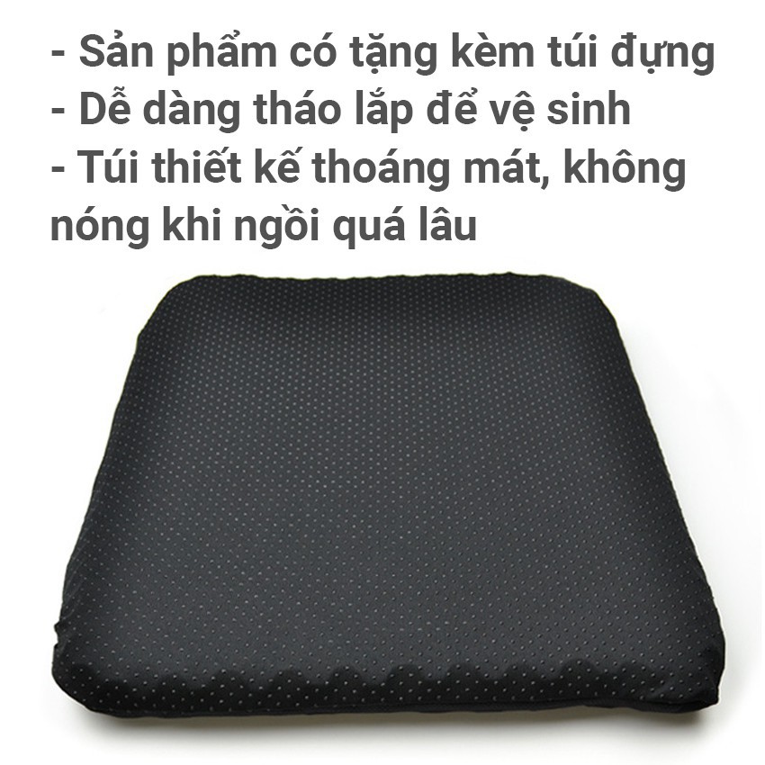 [LOẠI TỐT] Đệm Gel Lót Ghế Văn Phòng - Ngồi lưới 3D Thoáng Khí Tuần Hoàn Máu, Tiện Lợi