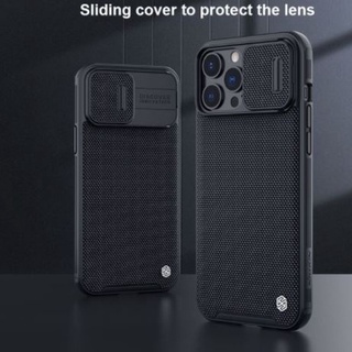 Ốp lưng Nillkin vải Textured case cho iPhone 13, 13 Pro, 13 Pro Max có thanh trượt bảo vệ camera