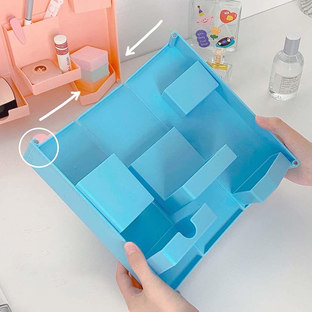 Giá Đỡ Mỹ Phẩm Hình Chữ H Bằng Nhựa Đa Năng Có Thể Gấp Gọn