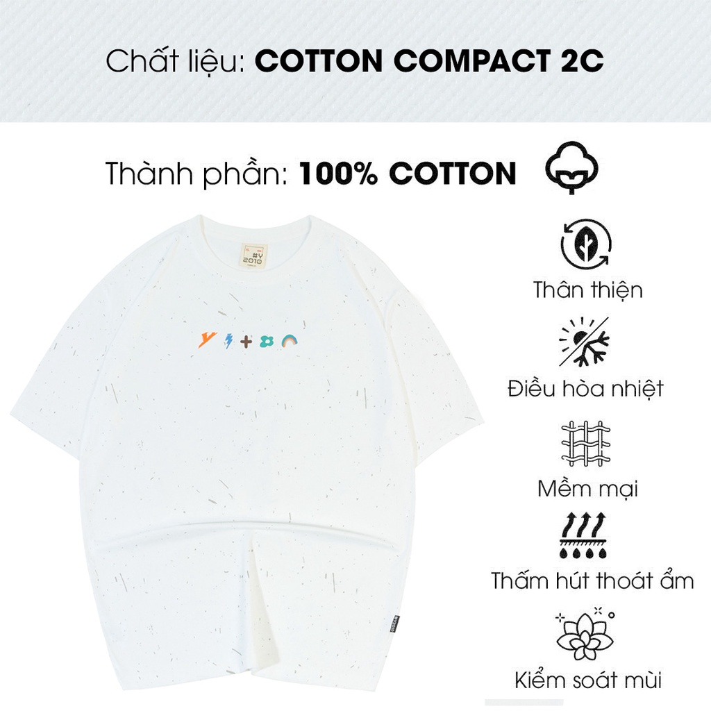 Áo Thun Nam Nữ Tay Ngắn Cổ Tròn Thương Hiệu Y2010 Ver80 21184 |YaMe|