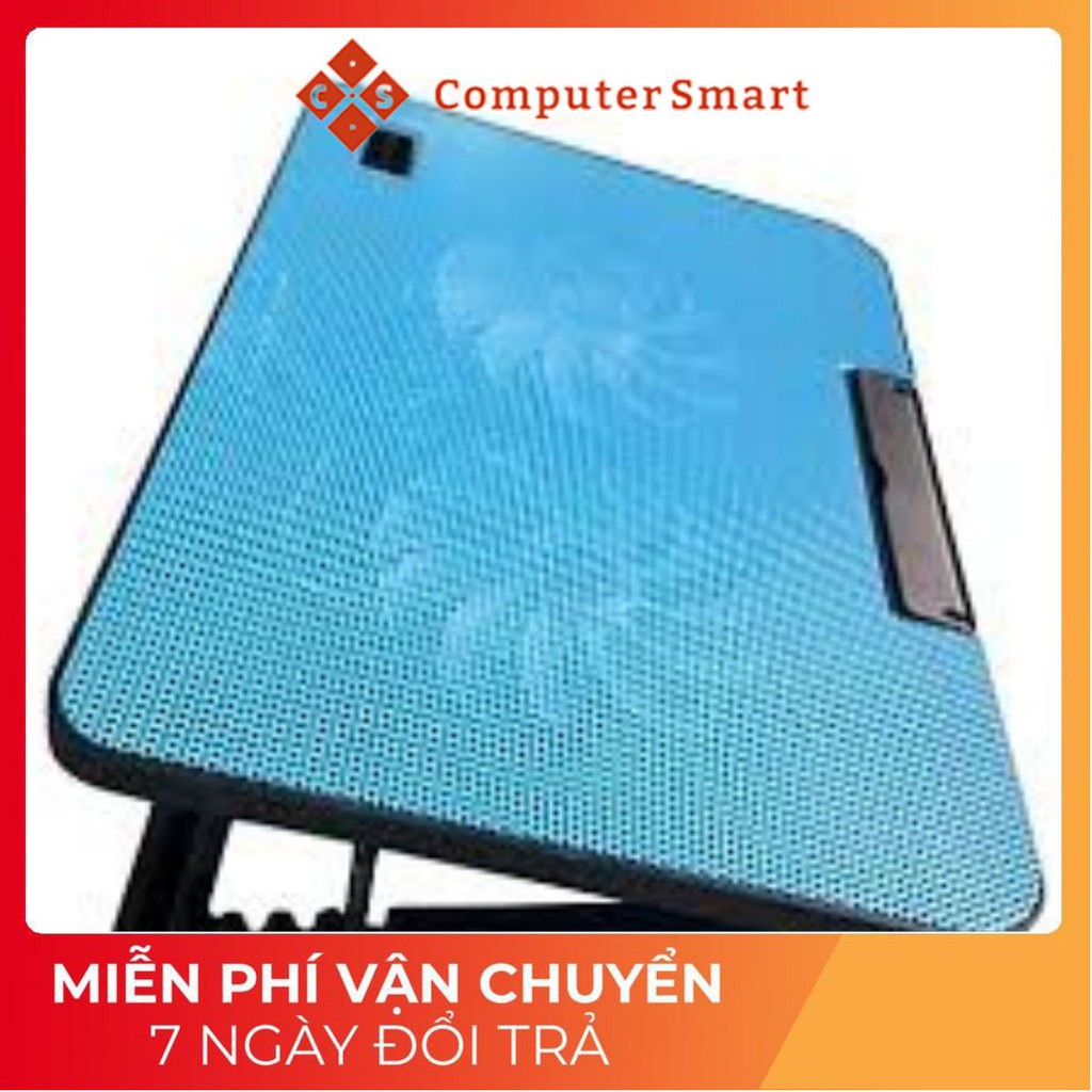 Đế Tản Nhiệt - Quạt Tản Nhiệt Laptop N99 2 Quạt, Fan Laptop N99 17inch Làm Mát Cực Nhanh. Bảo Hành 3 Tháng