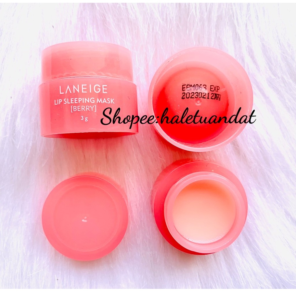 Mặt Nạ Ngủ Môi Laneige Lip Sleeping Mask Mini 3g + YNM