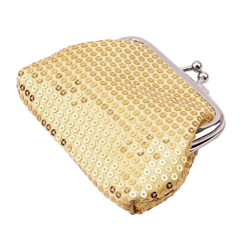 Ví Nữ Cầm Tay Đính Kim Sa Lấp Lánh