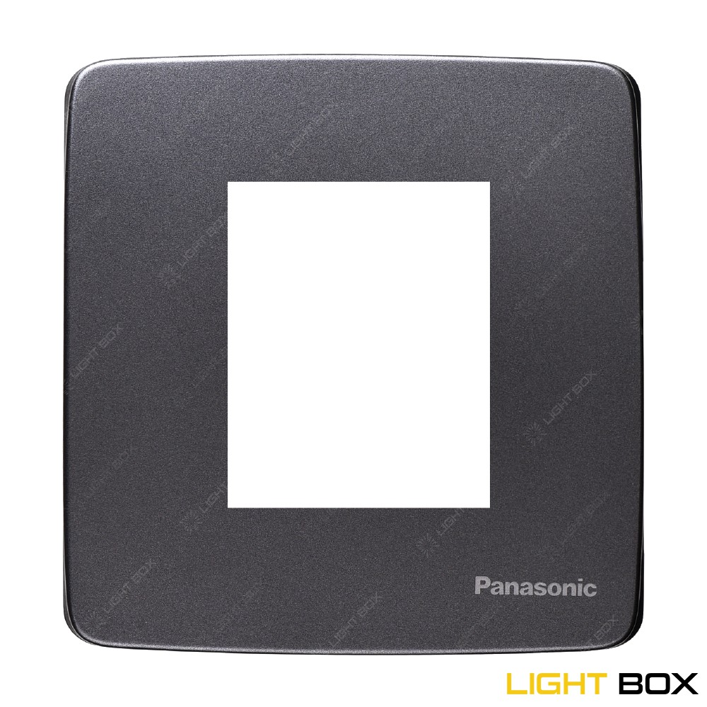 Mặt vuông dùng cho 1,2,3 thiết bị Panasonic Minerva màu xám