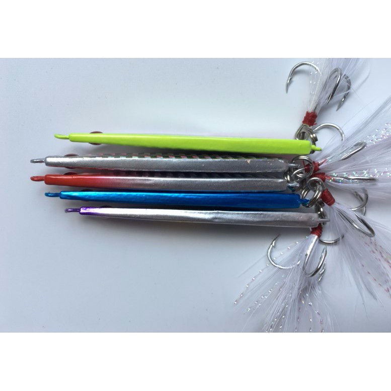 Mồi giả câu cá 10g 14g 21g bằng kim loại 5 màu