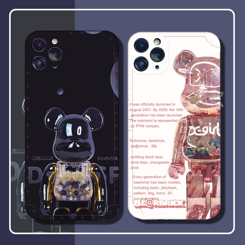 Ốp Điện Thoại Silicon Imd Mềm In Hình Gấubrick Bảo Vệ Ống Kính Máy Ảnh Cho Iphone 7 / 8 Plus Xr X Xs Max 11 12 Pro Max