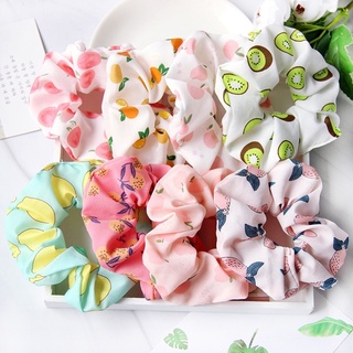 Scrunchies Dây Cột Tóc Trái Cây