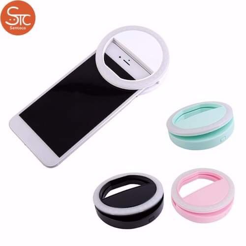 ĐÈN LED RING MINI TRỢ SÁNG LIVESTREAM KẸP ĐIỆN THOẠI | BigBuy360 - bigbuy360.vn