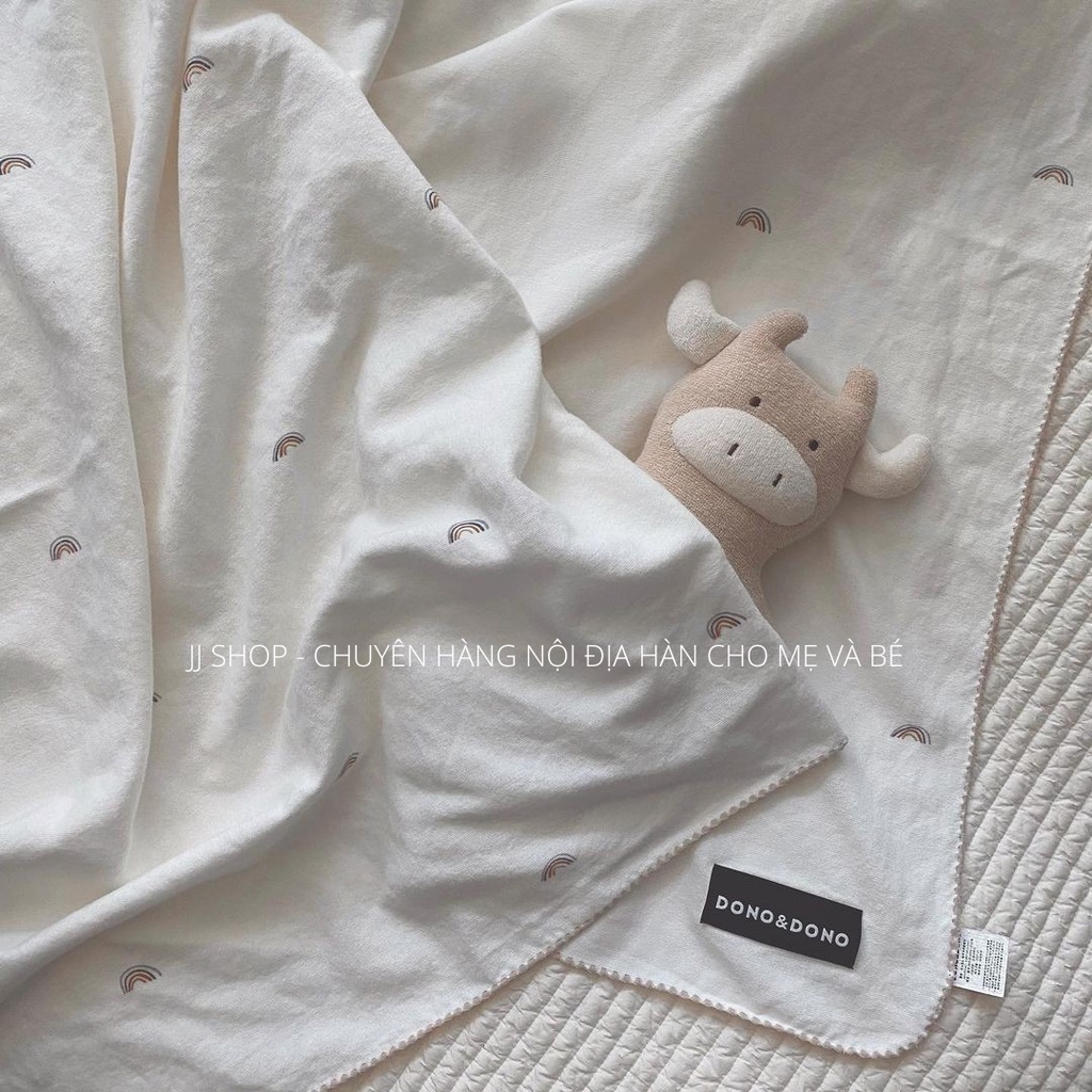 Chăn Cotton Sợi Tre DONO DONO 4 Mùa Hàn Quốc Cho Bé