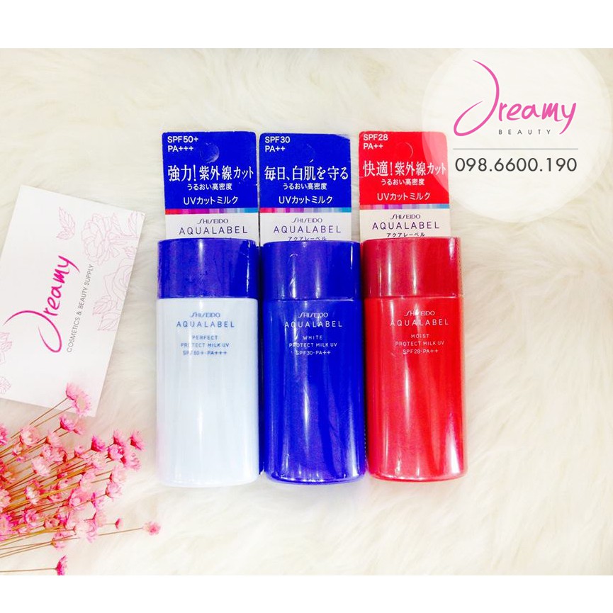 Sữa dưỡng chống nắng Shiseido Aqualabel Protect Milk 50ml