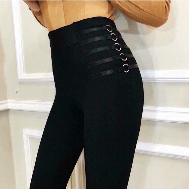 Quần legging cạp cao dáng trẻ trung chất đẹp
