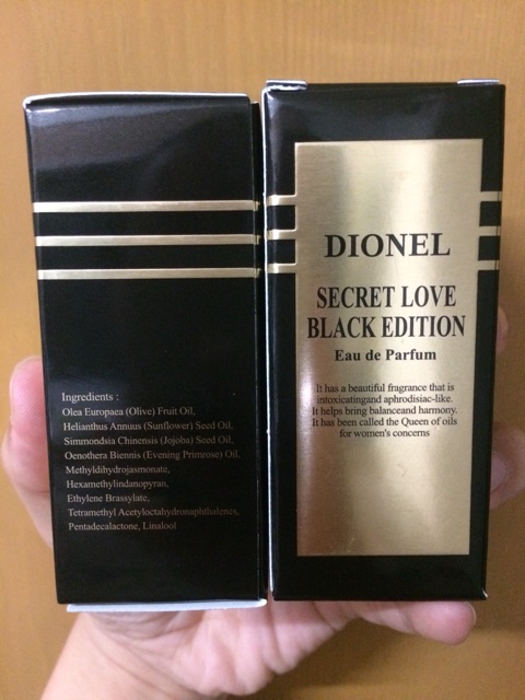 (AUTH) Nước hoa Dionel Secret Love Black Edition (Eau de parfum)