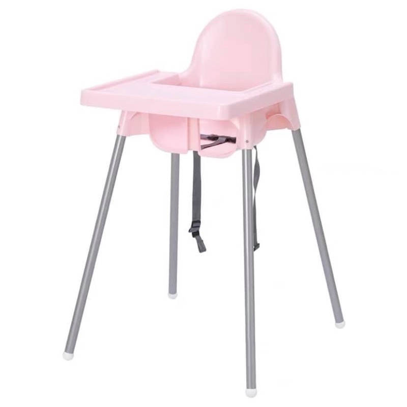 Ghế ăn dặm cho bé( ikea chính hãng) gồm dây đai, khay ăn