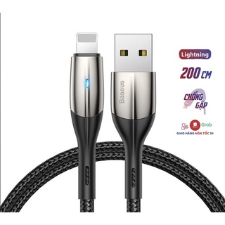 Dây sạc lightning 1m-2m chính hãng Baseus Horizontal dành cho iP5s đến 13 Pro max