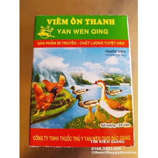1 HỘP VIÊM ÔN THANH CHO GÀ (24 VIÊN)