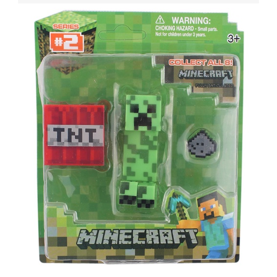 Mô hình minecraft tặng nhân vật Minecraft mini figure