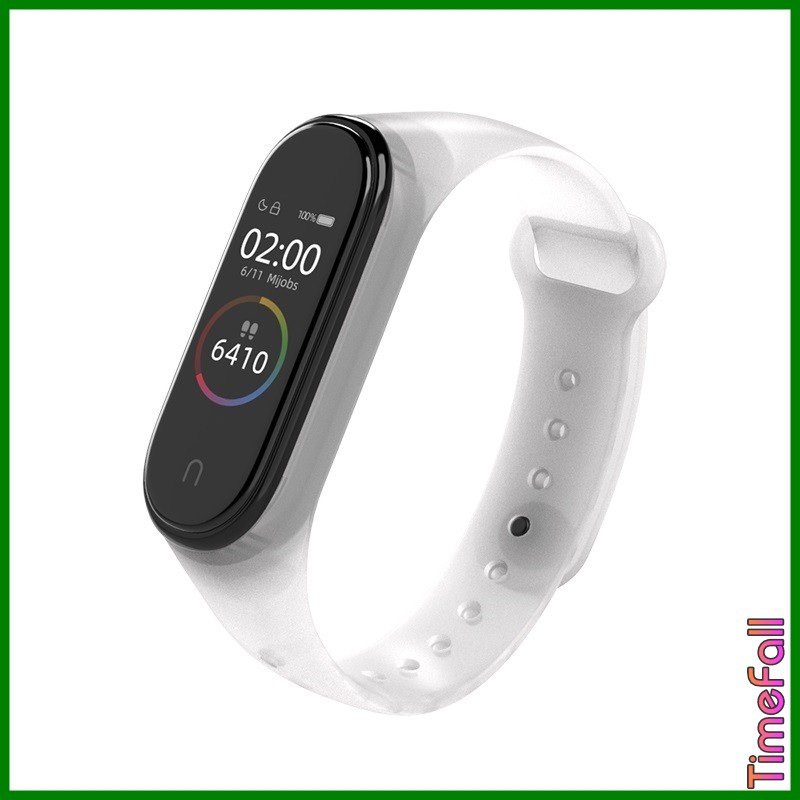 Dây đeo cao su Miband 4, miband 3 chính hãng Mijobs - dây đeo cao su thay thế cho mi band 4/3